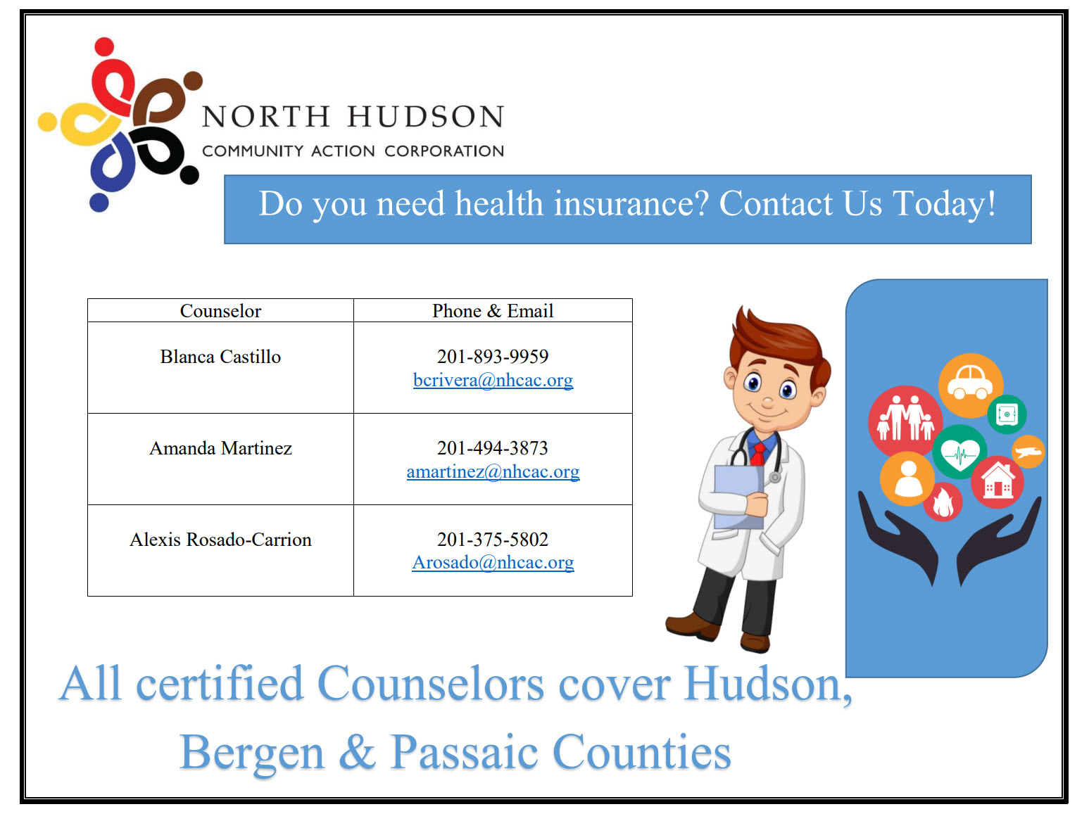 NJ Get Covered (Health Insurance) North Hudson Community Action
